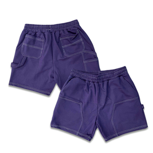 Jean short ample et décontracté pour homme, style streetwear vintage, coupé et cousu, délavé, personnalisable avec logo OEM, haute qualité, vente en gros – Nouvelle collection - Product Image 2