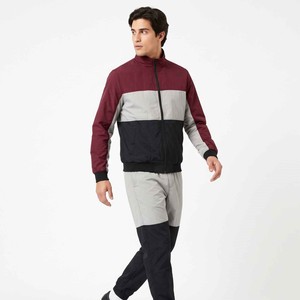 Custom Windproof Detachable Zipper Tracksuit Nylon Windbreaker <b>Jacket</b> & Jogger Pants Men's Windproof Sports Set - Product Image 2