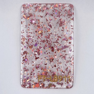 Paillettes transparentes <span class=keywords><strong>3MM</strong></span> poudre de paillettes <span class=keywords><strong>plaque</strong></span> acrylique or et argent rose poudre d'oignon plexiglas couleur irrégulière Laser PMMA/bricolage - Product Image 2