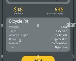 Aplicación Móvil Wise Hustlers para Alquiler de Bicicletas en MAC, Alquila Bicicletas, Reserva de Vehículos de Dos Ruedas, Ver Disponibilidad y Disfruta del Transporte Urbano - Product Image 3