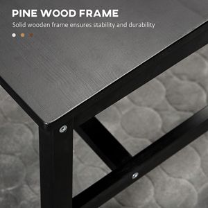 Set di 2 Sedie da Pranzo in Legno di Frassino Massiccio Stile Rustico con Schienale Incrociato Nero Rimovibile per Sala da Pranzo - Product Image 6