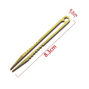 Pinzas de titanio inoxidables para primeros auxilios, kit electrónico móvil, pinza de precisión para reparación de PCB, teléfono, eliminación de pelo - Product Image 5