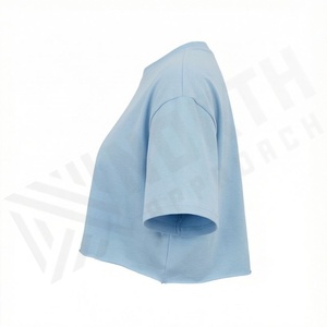 Camisetas de Verano para Mujer, Tallas Grandes, Estampadas, Holgadas, de Algodón, Camisetas Cortas, Ropa Deportiva, Transpirable, Color Personalizado - Product Image 3