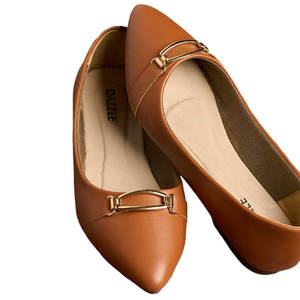 Zapatos Planos Elegantes y Delicados con Punta en Pico para Mujer, Ligeros, con Suela de Cuero Genuino y Flexibles - Product Image 1