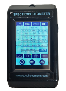 Spectrophotomètre couleur portable avancé de haute précision 400-700 nm par Sensegood Instruments pour l'industrie des peintures et des revêtements - Product Image 2