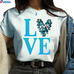 Nueva Camiseta Casual de Alta Calidad para Mujer, Corte Ajustado, Manga Corta, Tendencia de Moda, Color Sólido, Cuello Redondo, Tela Jersey Estampada - Product Image 3