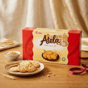 ขนมเวียดนามกรอบงาดำทรงกลม 150 กรัม ขนมหวานขายดี ODM - Product Image 1