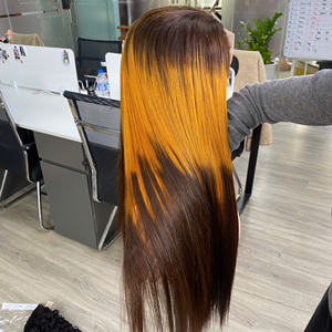 Perruque lisse, ombrée, couleur foncée, extensions de cheveux, prix de gros de haute qualité, cheveux humains vietnamiens - Product Image 2