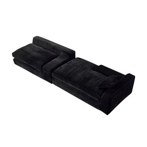 Divano Letto Modulare 99*69 in Stile Moderno Minimalista, Set Imbottito per Soggiorno e Camera da Letto - Product Image 3