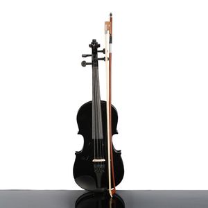 Custodia per violino acustico con tastiera in plastica, archetto in legno, fondo in abete e cordiera variabile - Product Image 3