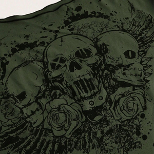 Women Graphic Print Short Sleeve Crop Top Women Casual Printed Crop T Shirt Women Skull Graphic Casual Crop Top - Product Image 5