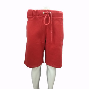 Shorts de sport décontractés d'été pour hommes avec logo personnalisé, en coton, taille élastique, unis, avec poche - Product Image 4