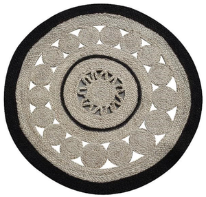 Alfombra Redonda de Yute Trenzado Hecha a Mano, Decoración Ecológica para el Hogar, Tapete Sostenible, Lista para Exportación al por Mayor - Product Image 5