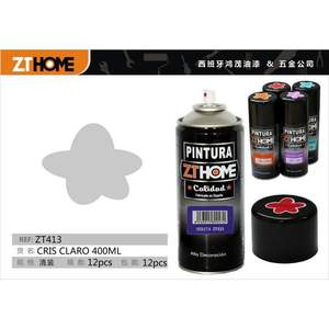 Pintura Acrílica Gris Claro 400ML Color Gris Transparente - Product Image 3