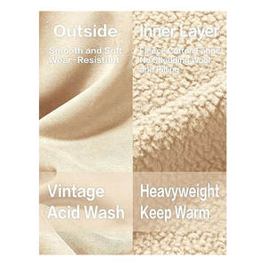 Hoodie vintage en coton pour l'hiver, best-seller, broderie personnalisée, teinture unie, haute qualité, unisexe, polaire brossé doux - Product Image 6