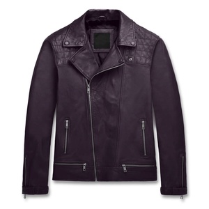 Chaqueta de cuero personalizada de alta calidad para hombre, estilo con cremallera, chaqueta de cuero para hombre en venta a precio de mayoreo. - Product Image 1