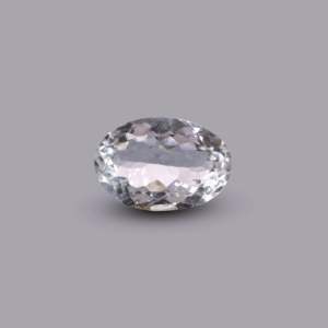 Natural Sky Blue Aquamarine 4.35 Ct Oval Cabochon Faceted Loose Gemstone for Fine Jewelry - Product Image 1