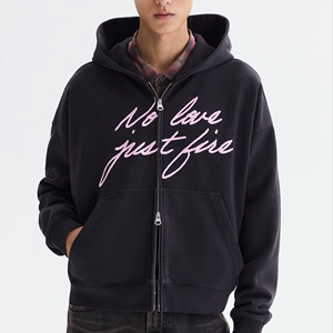 เสื้อฮู้ดขนแกะหนานุ่มสำหรับผู้ชาย ดีไซน์สั่งทำได้ สไตล์สตรีทแวร์ - Product Image 1