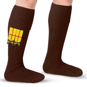 High Quality Men's Highland Scottish Kilt Hose <b>Socks</b> Traditional Long <b>Wool</b> Blend Ribbed <b>Socks</b> Comfortable Fit Bulk Orders - Product Image 1