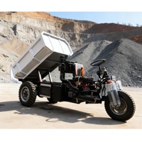 HuanSheng Mini-dumper minier diesel 4 tonnes avec frein à air, matériel minier léger