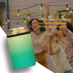 Custom Neoprene Beer Can <b>Cooler</b> Insulated <b>Drink</b> Sleeve OEM Service Bulk Orders Factory Direct for Global Buyers - Product Image 2