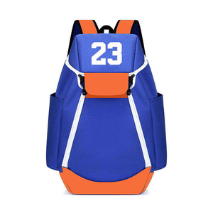 White Red Unisex Polyester Waterproof Portable Outdoor Sports Team Soccer Basketball Gym <b>Backpack</b> for Wholesale - Product Image 5