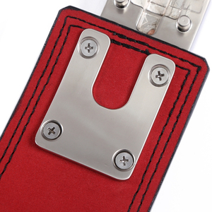 Ceinture de musculation en cuir avec boucle réglable pour l'entraînement en force, soutien lombaire unisexe, respirante, service OEM ODM - Product Image 4