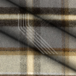 Tissu en flanelle à carreaux teint en fil 100 % coton / Tissu à carreaux brossé pour chemises et surchemises - Product Image 3