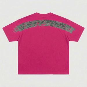 T-shirt de luxe à épaules tombantes, imprimé par sérigraphie, pour homme, en coton épais et lourd, coupe oversize et carrée, personnalisable - Product Image 4