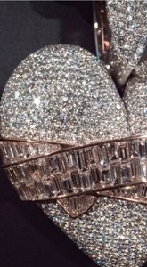 สร้อยคอจี้รูปหัวใจประดับเพชรโมอิสซาไนต์แบบไมโครเพฟ ชุบทอง 9K เงินแท้ 925 สำหรับผู้หญิง เหมาะสำหรับงานแต่งงาน ของขวัญ งานหมั้น และงานปาร์ตี้ - Product Image 3