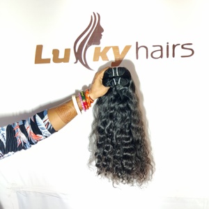 Extensiones de Cabello Virgen Remy Indio 100% Natural al por Mayor, Ondulado Suelto, Cutícula Alineada, Tejido Doble de 100g, Negro Natural - Product Image 4