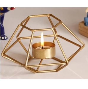 Support de bougie en métal au design moderne, produit le plus vendu, accessoires de décoration pour fête de Noël, porte-bougie votif - Product Image 4