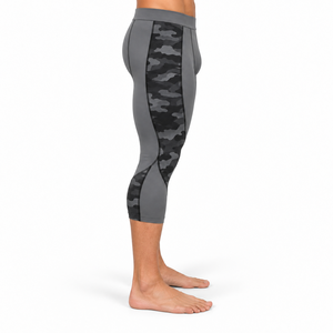 Men <b>Capri</b> <b>Legging</b> Features Soft Performance Fabric Flexible Fit And Comfortable Support For Training Fitness And Everyday Use - Product Image 5