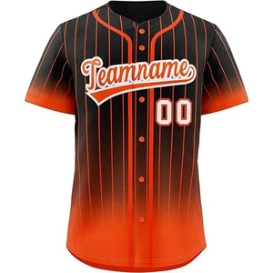 Best Quality Pakistan-Made Baseball Uniform Jersey Customized Color/Design/Team Name Breathable Unisex Adult OEM Wholesale 100% - Product Image 5