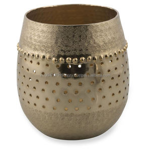 Bougeoir chauffe-plat en métal artisanal de qualité supérieure du fournisseur indien, bocaux, décor d'éclairage d'ambiance de Noël unique - Product Image 4