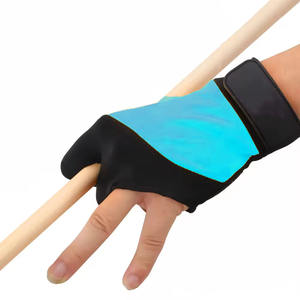 Guantes de Billar y Snooker Antideslizantes Duraderos Hechos a Medida, Unisex, de 3 Dedos, Transpirables, de Poliéster, para Todas las Estaciones - Product Image 2