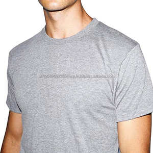 Men 50% <b>Polyester</b> 25% Cotton 25% <b>Rayon</b> T Shirt With Logo Wholesale High Quality Short Sleeve Custom tri blend t shirts - Product Image 5