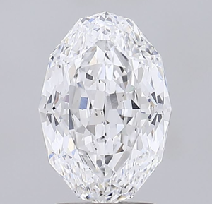 Diamante Cultivado en Laboratorio con Certificación IGI, Corte Oval Modificado de 2.91 CT, Color D, Claridad VVS2, CVD LG 784629134, ROYAL GEMS, para Joyería - Product Image 1