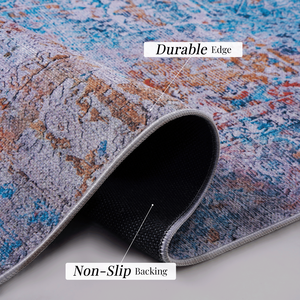 Telaio LUXE 2'6''x10' Runner lavabile a pelo basso antiscivolo Area pieghevole tappeto da bambino Pet Friendly per soggiorno camera da letto - Product Image 6