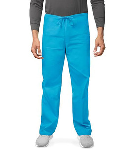 Ensemble de blouses bleues à col en V pour femmes, uniforme d'hôpital, 100% polyester tissé, vêtements de travail médicaux pour infirmières et médecins - Product Image 4