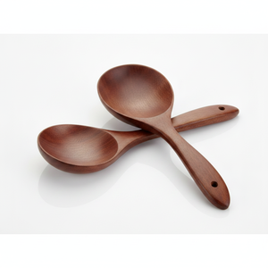 Cuchara de Té de Madera Hecha a Mano, Ecológica, No Tóxica, con Mango Corto, Capacidad de 30 ml, Regalo Empresarial, Utensilio de Cocina, Suministro al por Mayor - Product Image 1