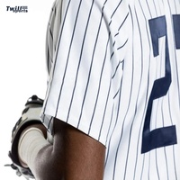 Camiseta de Béisbol Personalizada para Hombre 2026, Marca TWILL SPORTS, Ropa Deportiva, Sublimación, Patrón 3D, Secado Rápido, Spandex/Poliéster, Azul