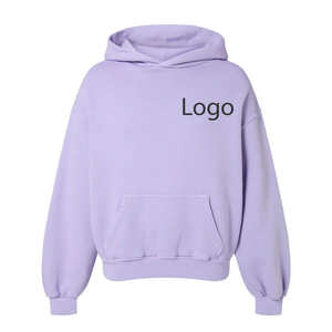 Sweat à capuche 100 % coton French Terry pour homme, haute qualité, broderie personnalisée, surdimensionné, broderie épaisse et en relief, personnalisable - Product Image 3