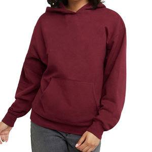 Sudadera con Capucha de Mujer de Moda con Hombros Caídos, Holgada y Oversize, de Mezcla de Algodón Forrada, Ajuste Relajado para Streetwear Moderno - Product Image 1