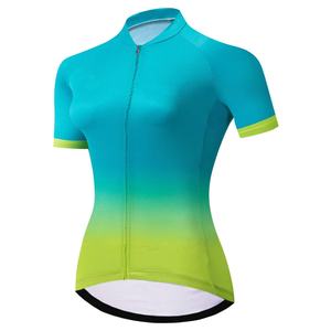 Maillot de cyclisme respirant à manches courtes, couleurs personnalisées, vente en gros, OEM, polyester, impression par sublimation, personnalisation - Product Image 1