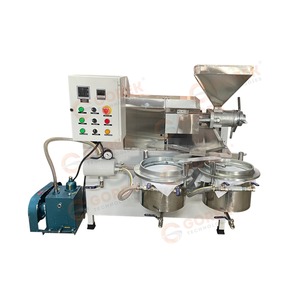Prensa de aceite semiautomática de acero inoxidable para extracción de aceite de soja, fácil de operar, máquina de grado comercial - Product Image 3
