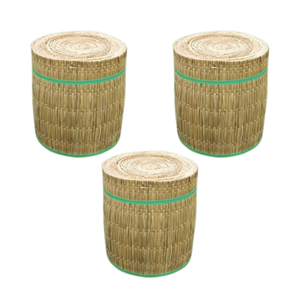 Tapis de protection pour arbres en jonc de mer, favorisant la croissance des plantes, largeur 45 cm, rouleau de haute qualité, tapis en jonc de mer naturel pour l'agriculture - Product Image 1