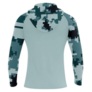 Pull à capuche en polaire uni pour homme, coupe ample, respirant, en polyester tricoté, décontracté, pour l'hiver, brodé 2027 - Product Image 3