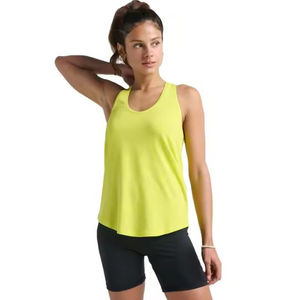 Custom Print Ladies Activewear Gym <b>Tops</b> Singlet Summer Blank Women Athletic Workout Raceback Cotton Tank <b>Tops</b> Wholesale - Product Image 1