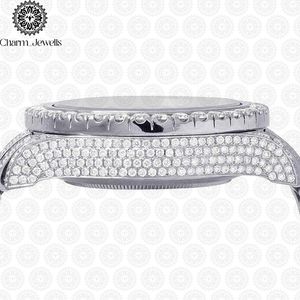 Charm_Jewells Luxury Women Stainless Steel <b>Watch</b> 38mm Analog Quartz Sapphire Crystal <b>Diamond</b> Band Fashion - Product Image 2
